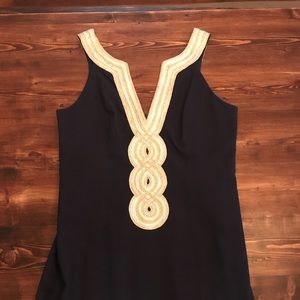 Lilly Pulitzer Valli Shift Dress in Navy Size 12